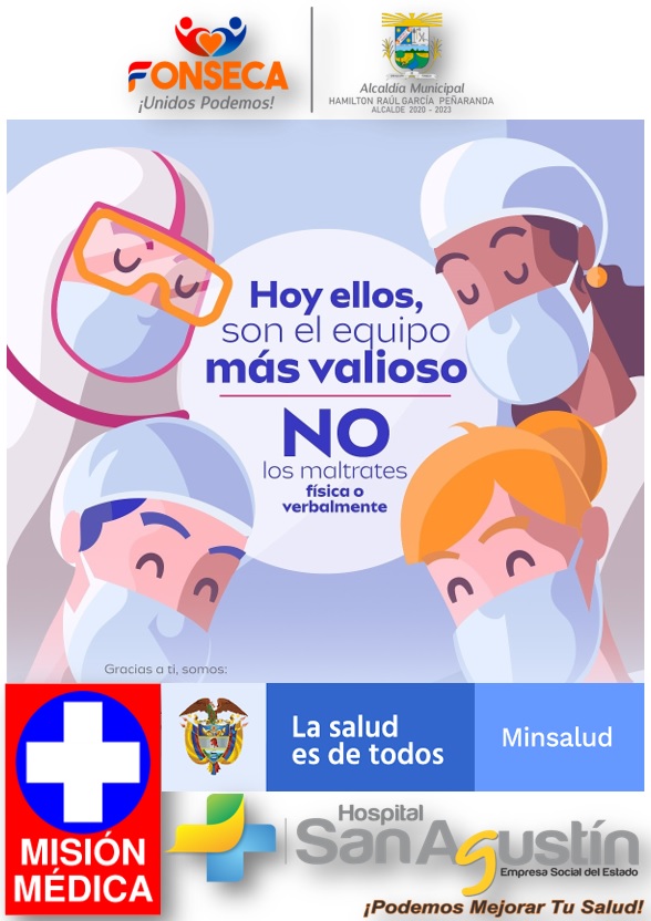 Nomas Violencia Contra nuestros Medicos Enfermeras y Auxiliares